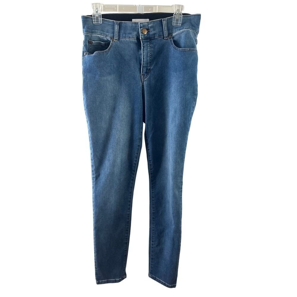 Tribal Jeans Sophia Curvy Jegging Blue Denim  Size 10 | Stretch‎ Mid-Rise Skinny